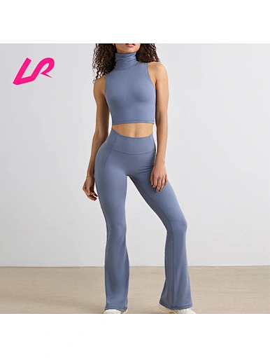 flare pants two piece set